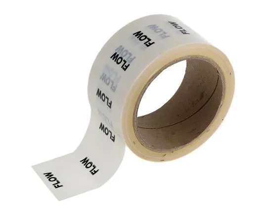 63-6720-10 RS PRO White PP, Vinyl Pipe Marking Tape, text Flow, Dim. W 50mm x L 33m 711-491