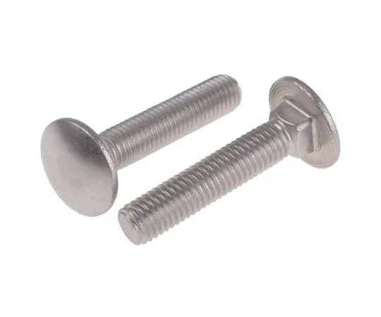 63-6833-69 Plain Stainless Steel Coach Bolt, M10 x 50mm 122-4437