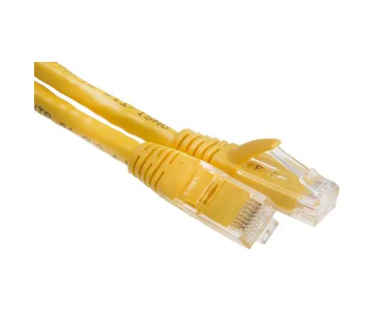 63-6703-93 RS PRO Yellow Cat6 Cable, U/UTP, Male RJ45/Male RJ45, Terminated, 10m 557-155