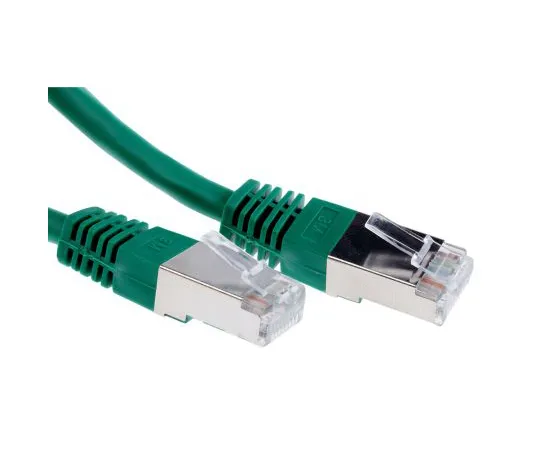 63-6637-44 RS PRO Green Cat6 Cable, S/FTP, Male RJ45/Male RJ45, Terminated, 3m 411-249