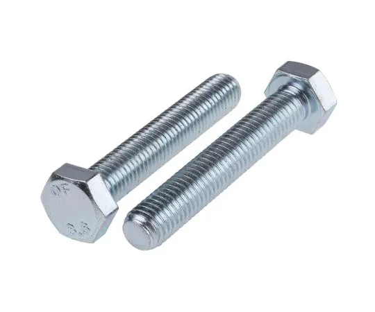 63-6609-97 Clear Passivated, Zinc Steel Hex M12 x 70mm Set Screw 276-229