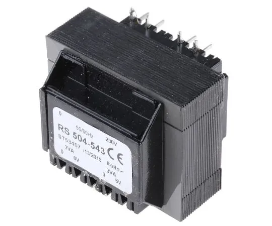 63-6680-46 6V ac 2 Output Through Hole PCB Transformer, 6VA 504-543