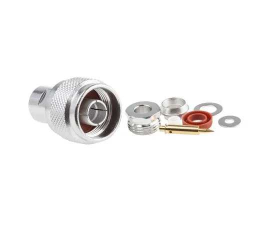 63-7353-48 Radiall 50Ω Straight Cable Mount N Type Connector, Plug, Clamp Termination, 0 → 11GHz, RG141, RG142, RG223, R161010000