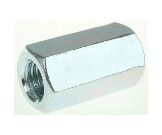 63-6610-18 36mm Bright Zinc Plated Steel Coupling Nut, M12 276-550
