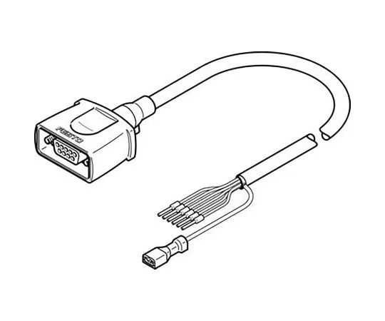 63-6997-36 Festo Cable Lead NEBM-S1G9-E-10-Q5-LE6