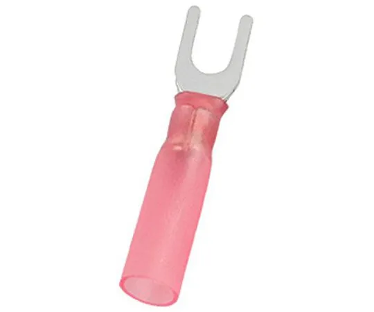 63-6977-81 RS PRO Insulated Crimp Spade Connector, 0.5mm² to 1.5mm², 22AWG to 16AWG, M3.7 (#6) Stud Size HDPE, Red 125-1971
