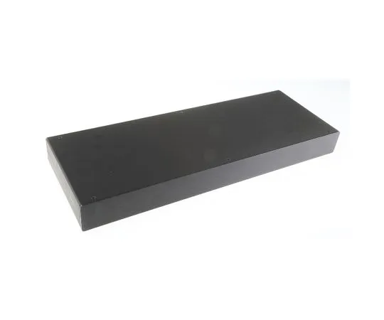 63-6597-17 RS PRO Black Anodised Aluminium Instrument Case, 442 x 153 x 45mm 226-101