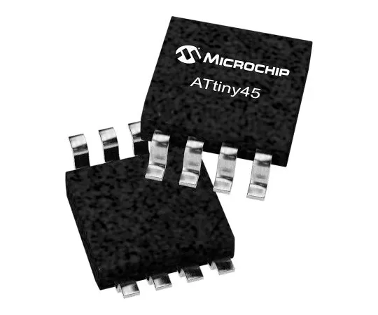 63-7029-18 Microchip Technology ATTINY45V-10SU, 8bit AVR Microcontroller, 10MHz, 4 kB Flash, 8-Pin EIAJ SOIC ATTINY45V-10SU