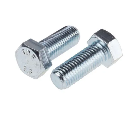 63-6610-02 Clear Passivated, Zinc Steel Hex M16 x 40mm Set Screw 276-263