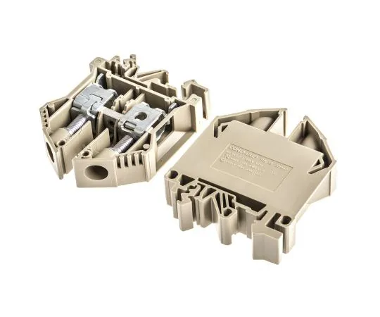 63-6678-85 RS PRO Brown Standard Din Rail Terminal, 12 → 2 AWG, 2.5 → 35mm², 800 V 501-724