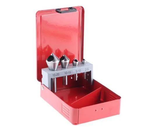63-6589-84 RS PRO Countersink Set x2 mm, 5 mm, 10 mm, 15 mm, 20 mm4 Piece 215-518