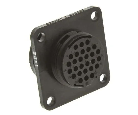 63-7354-76 TE Connectivity CPC Series 2 Series Panel Mount Cat6 Ethernet Cable Assembly, 28 contacts Socket 205840-3
