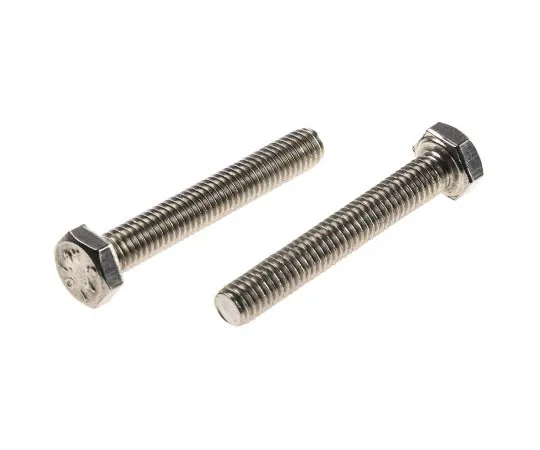 63-6576-40 Plain Stainless Steel Hex, Hex Bolt, M6 x 40mm 190-210