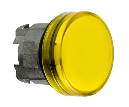 63-6988-36 Schneider Electric Harmony XB4 Series, Yellow Pilot Light, 22mm Cutout ZB4BV083