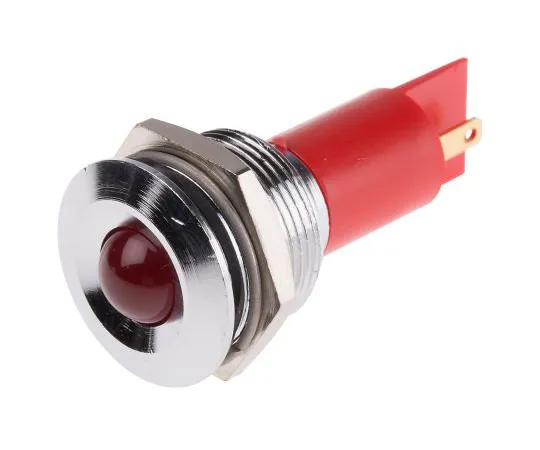 63-6583-59 RS PRO Red Indicator, 24 V ac/dc, 19mm Mounting Hole Size, Solder Tab Termination, IP67 206-902