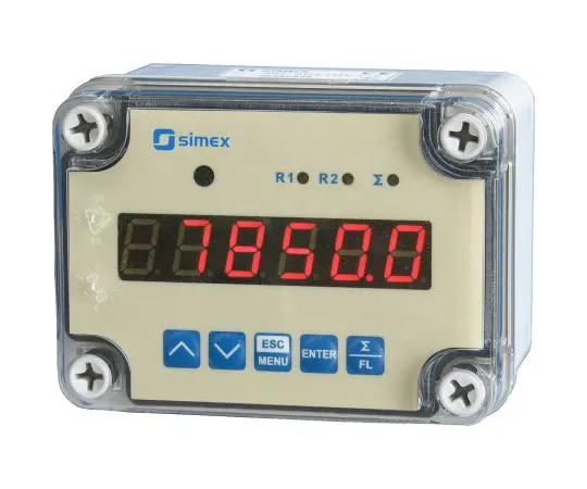 63-6971-93 Simex Flow Counter Flow Meter, SPI Series SPI-N118-1421-1-3-001