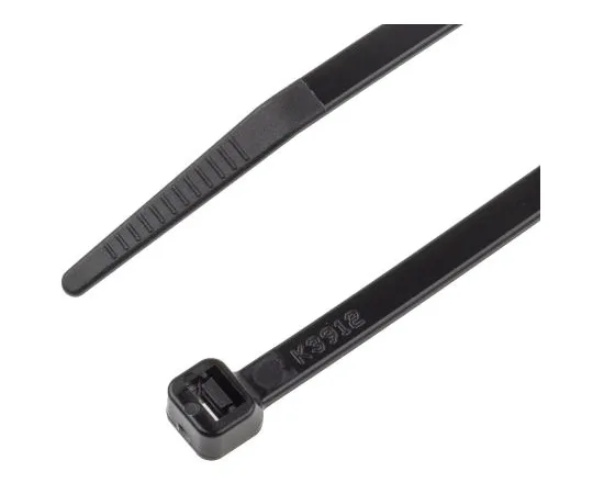 63-6599-66 RS PRO Black Cable Tie Nylon, 190mm x 4.8 mm 233-506
