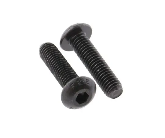 63-6612-73 RS PRO M5 x 20mm Hex Socket Button Screw Black, Self-Colour Steel 281-287