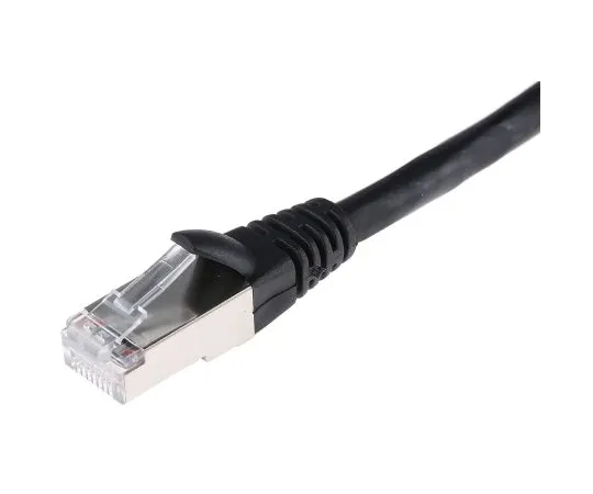 63-6702-68 RS PRO Black Cat6 Cable, F/UTP, Male RJ45/Male RJ45, Terminated, 3m 556-358