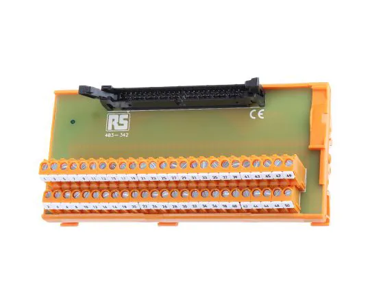 63-6633-94 RS PRO, 50 Pole IDC Connector Interface Module, DIN Rail Mount 403-342