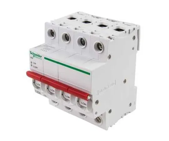 63-7041-57 4 Pole DIN Rail Switch Disconnector, 125 A, IP20, IP55 SEA91254