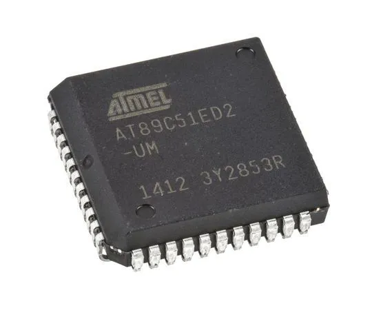 63-7014-01 Microchip AT89C51ED2-SLSUM, 8bit 8051 Microcontroller, 40 MHz, 60 MHz, 64 kB Flash, 44-Pin PLCC AT89C51ED2-SLSUM