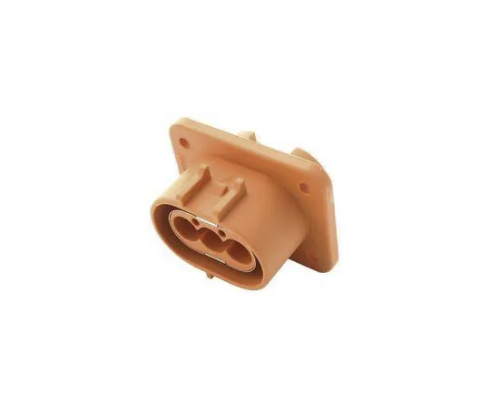 63-6942-62 Connector 1 Row 3 Pole 7.5 to 70 A 800 V ac Male Orange ELR3Y02C10-737485-3YP2