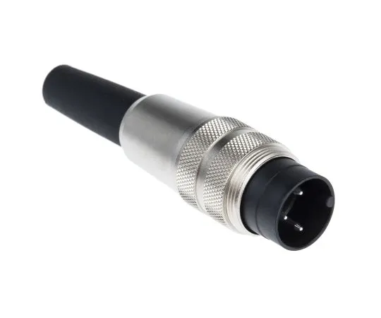 63-7019-06 Binder 680 Series Miniature Cable Mount Connector, 3 contacts Plug 09-0305-00-03