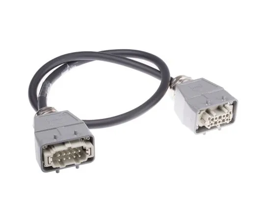 63-6848-48 Heavy-duty Power Connectors Han E-Series Male to Female 10 Pole 7 A 600 V 20871466001100