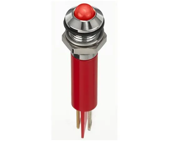 63-7039-58 RS PRO Red Indicator, 2 V dc, 8mm Mounting Hole Size, Faston, Solder Lug Termination, IP67 134-5531
