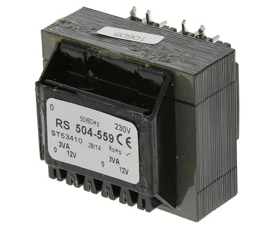 63-6680-49 12V ac 2 Output Through Hole PCB Transformer, 6VA 504-559