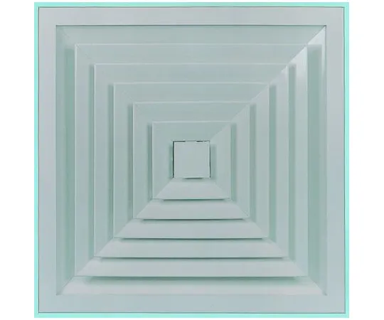 63-6646-28 White Aluminium Vent Grille, 450 x 450mm 432-851