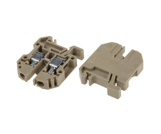 63-6678-99 RS PRO Brown Standard Din Rail Terminal, 22 → 10 AWG, 0.2 → 4mm², 500 V 501-825