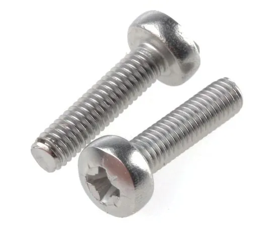 63-6696-25 RS PRO, M3 Pan Head, 12mm Stainless Steel Pozidriv A2 304 Plain 528-750