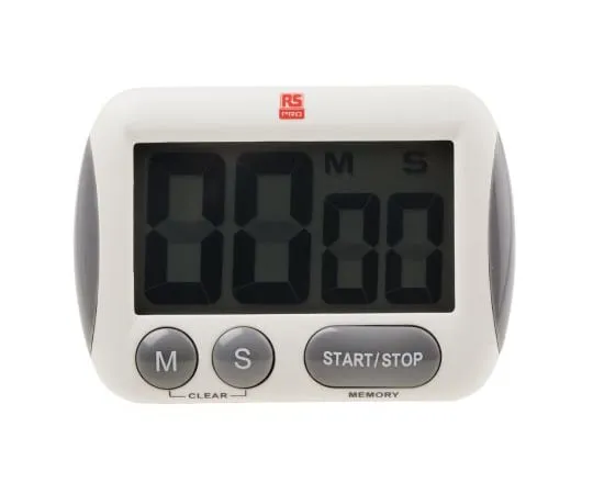 63-6704-45 RS PRO Digital Desktop Timer White 557-610