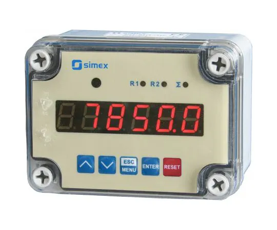 63-6971-90 Simex 6 Digit, LED, Digital Counter, 5 kHz, 10 kHz, 24 V dc SLIK-N118 24VDC