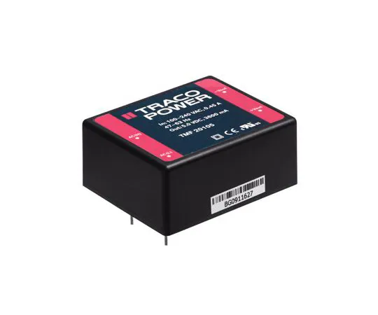 63-6969-56 TRACOPOWER TEL 8WI 8W Isolated DC-DC Converter Through Hole, Voltage in 9 → 36 V dc, Voltage out 15V dc TEL 8-2413WI