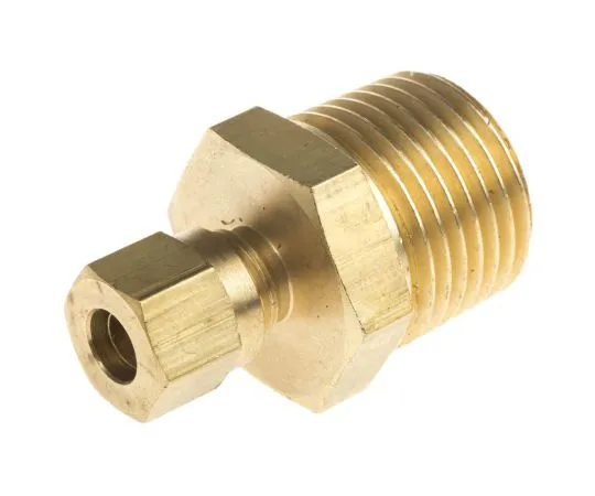 63-6613-58 RS PRO Thermocouple Compression Fitting for *** with Thermocouple With 6mm Probe Diameter, 1/2 BSPT 286-771