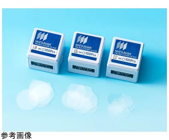 67-8066-55 Cover Glass No. 1 12 mm Round 100 Sheets C012001