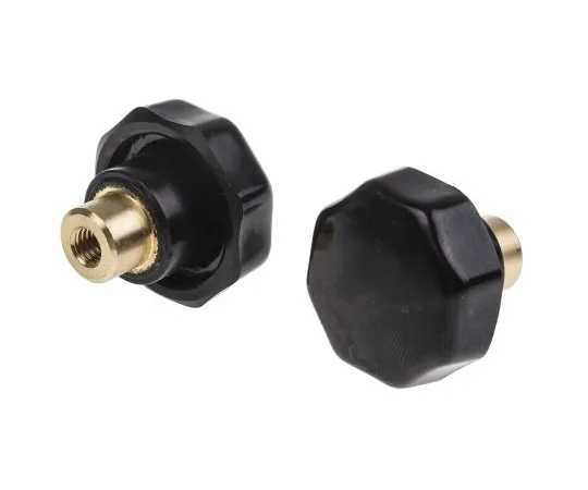 63-6717-20 RS PRO Black Multiple Lobes Clamping Knob, M6 686-165