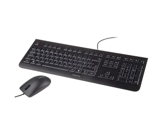 63-6971-47 Cherry Black Wired QWERTY Keyboard and Mo*** Set JD-0800GB-2