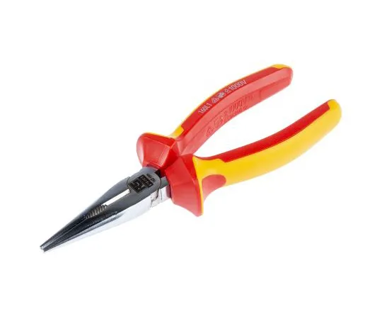 63-6978-96 RS Pro 160 mm Steel Long Nose Pliers With 50.3mm Jaw Length 125-3072