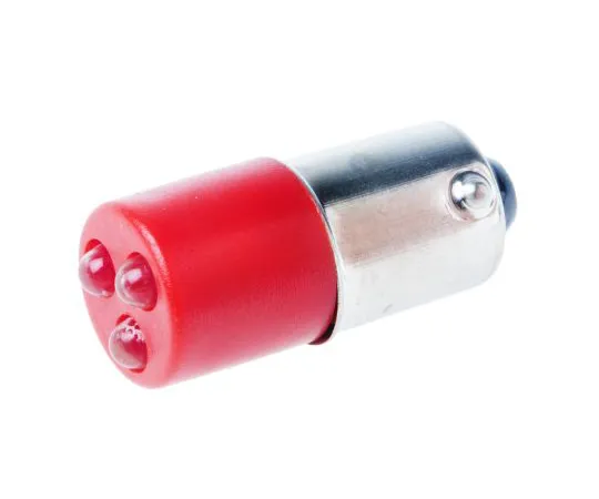 63-6583-20 RS PRO Red Cluster LED Indicator, 130 V ac, 25 x 10mm Mounting Hole Size, Ba9s Termination 206-356
