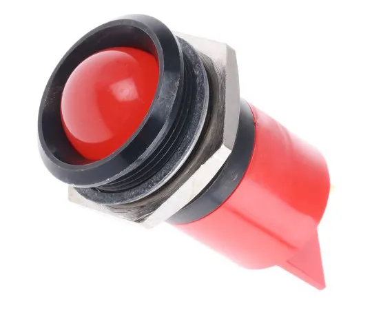 63-6582-29 RS PRO Red Indicator, 24 V dc, 22mm Mounting Hole Size, Solder Tab Termination 204-990