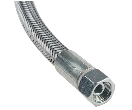 63-6763-22 500mm Galvanized Steel Wire Hydraulic Hose Assembly, 155bar Max Pressure 110-2248