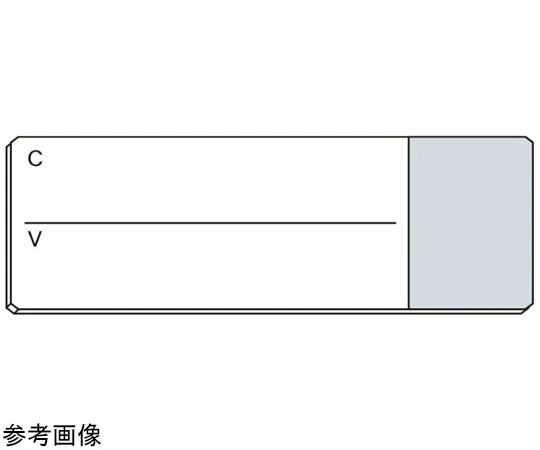 67-8065-22 Slide Glass Sight VC White Edge Polished No. 1 100 Sheets S5111