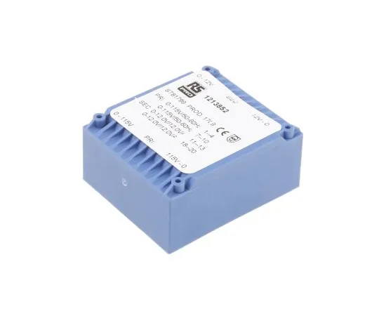 63-6789-63 2 x 12V ac 2 Output PCB Mount PCB Transformer, 24VA 121-3852