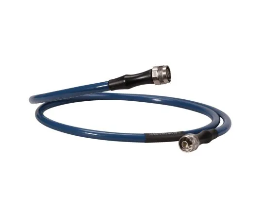 63-7027-18 Huber & Suhner Blue Male N to Male N Coaxial Cable, 50 Ω, TL-8A TL8A-11N-11N-01500-51