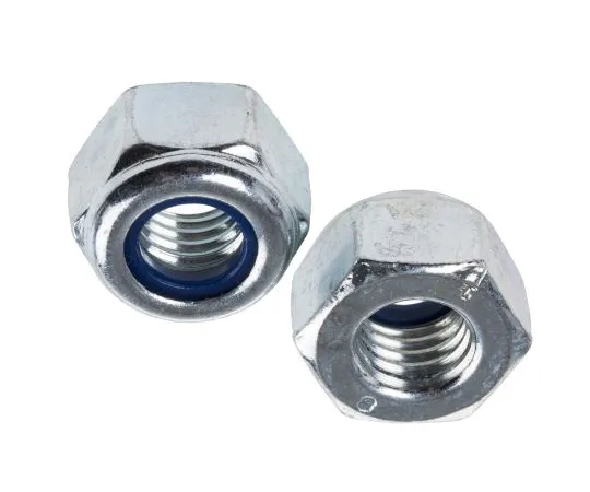 63-6697-22 RS PRO, M10, Bright Zinc Plated Steel Nylon Insert Lock Nut 530-400