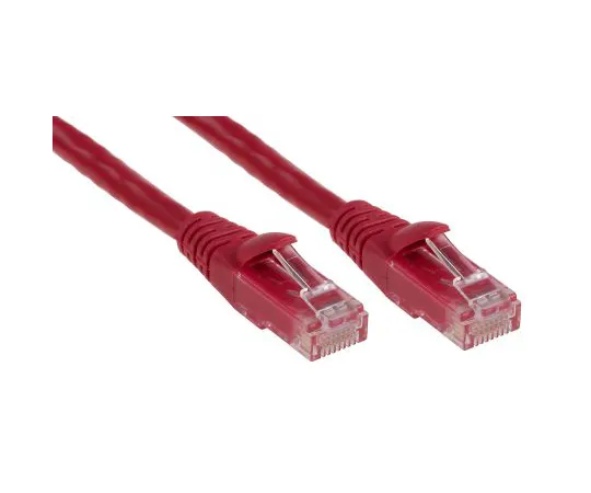 63-6703-09 RS PRO Red Cat6 Cable, U/UTP, Male RJ45/Male RJ45, Terminated, 1m 556-617